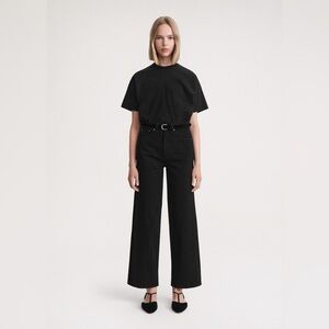 Toteme Black Flare Fit Denim Jeans